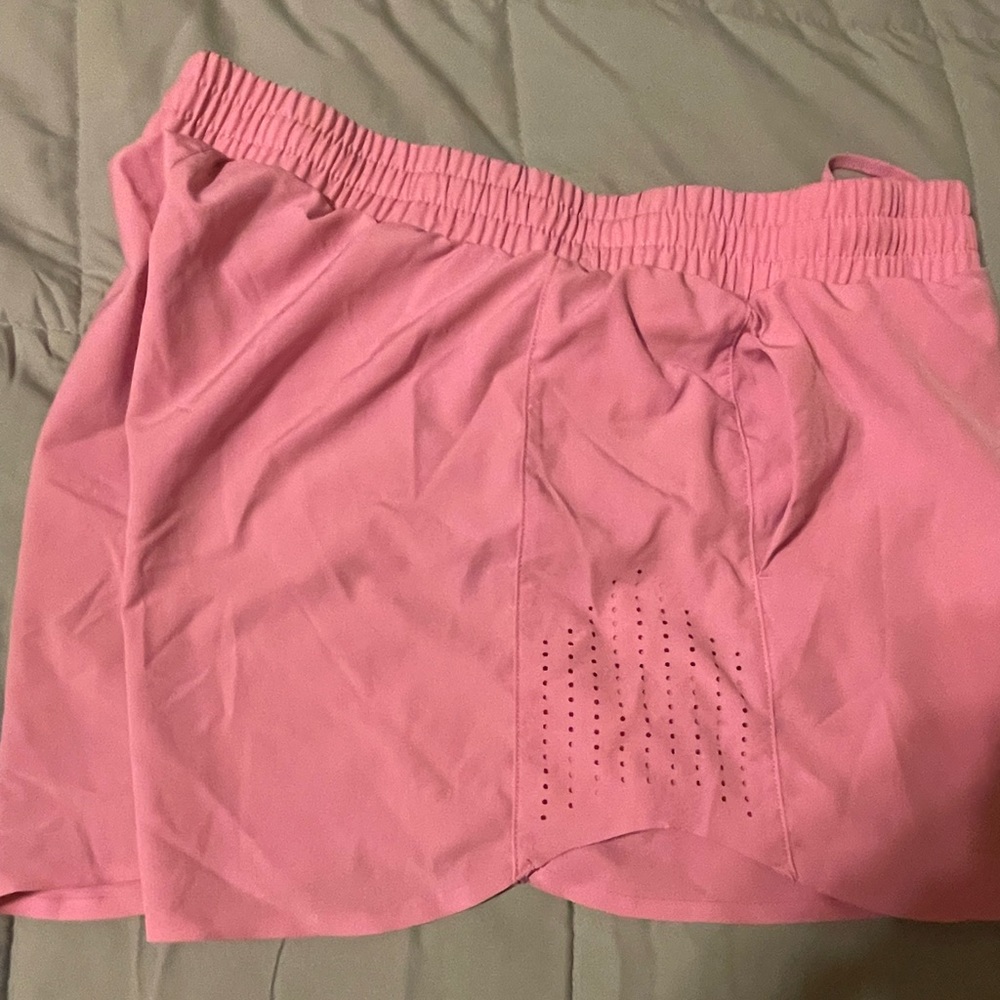 Woman’s pink workout shorts